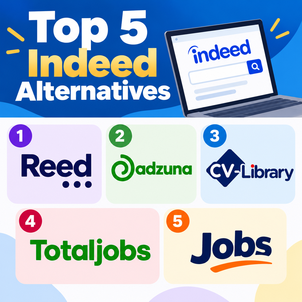 alternative websites to reed job search site