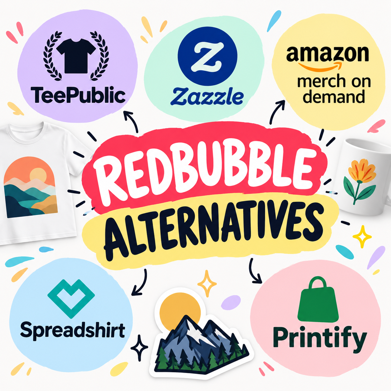 best alternatives to redbubble