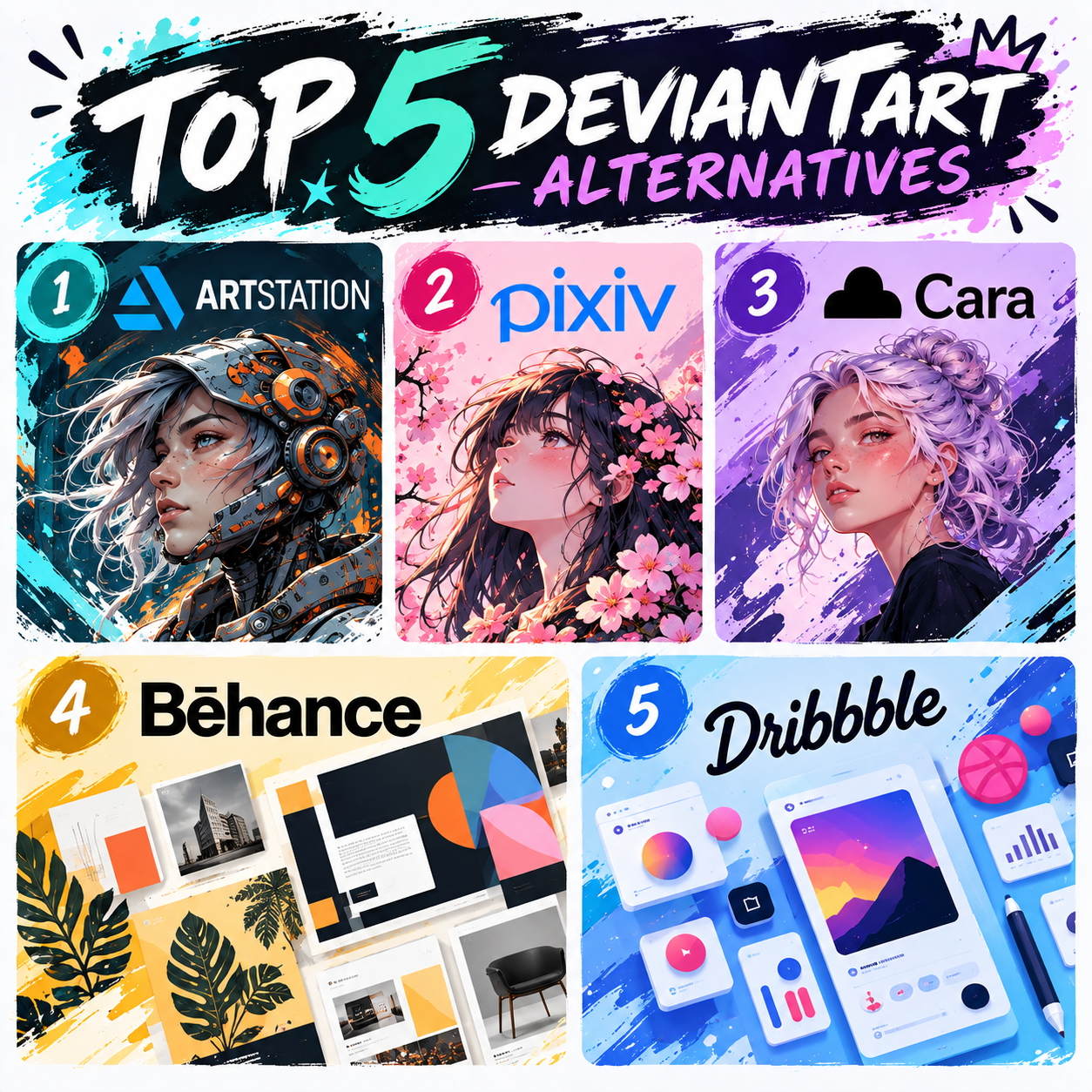 best websites like devian art