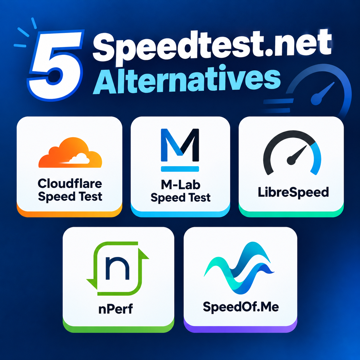 5 best speedtest.net alternatives