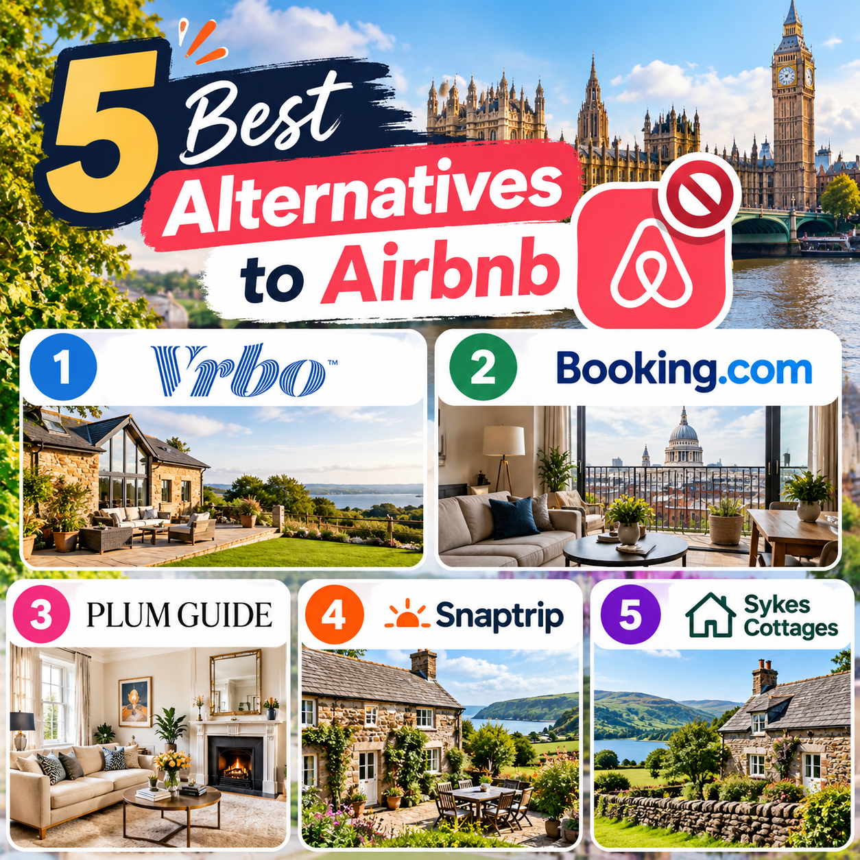 top airbnb alternatives Holiday Rental Websites