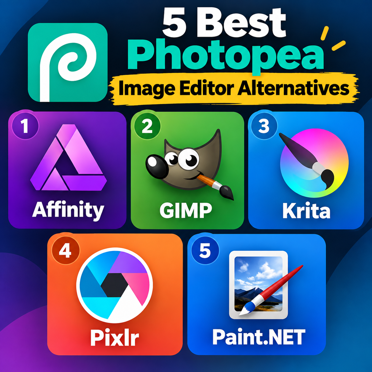 5 image editing alternatives