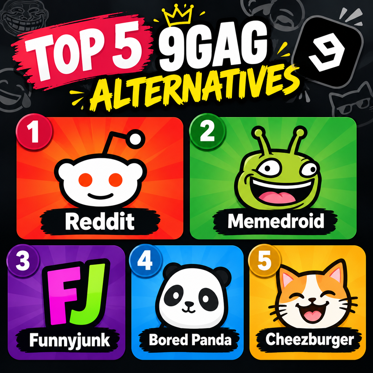 best alternatives to 9gag