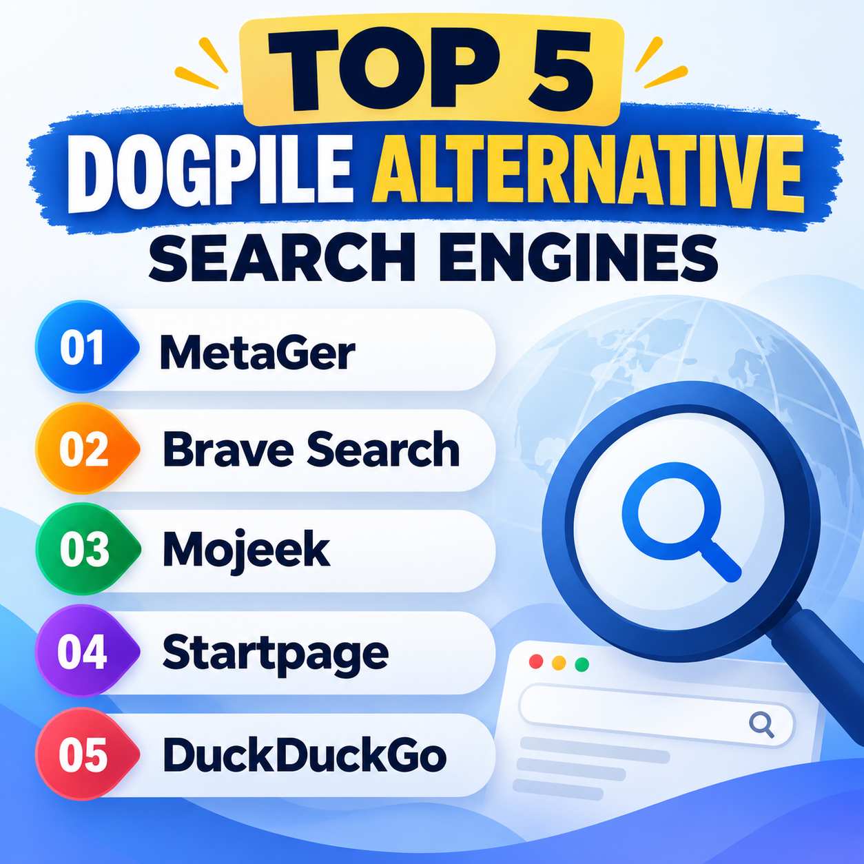 the best dogpile alternatives for searching the web
