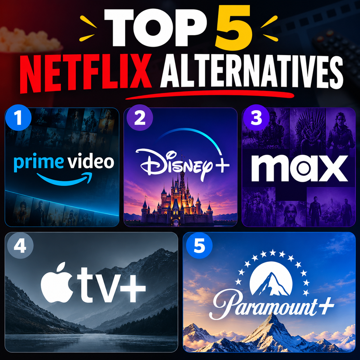 best netflix alternatives