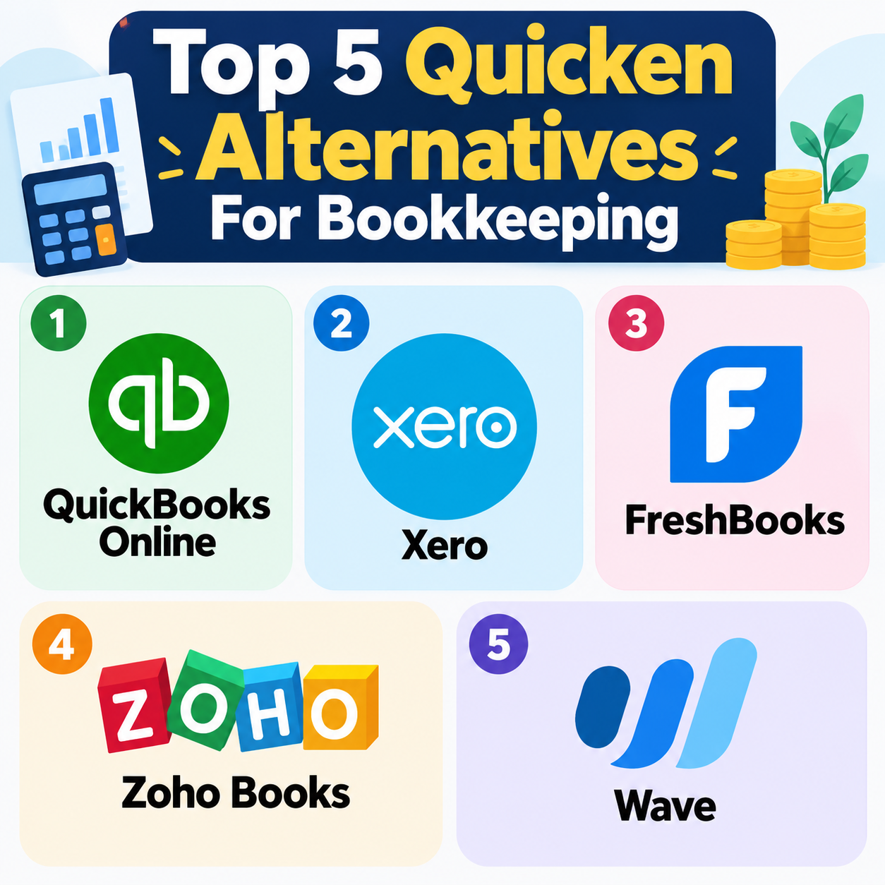 quicken alternatives for bookkeeping