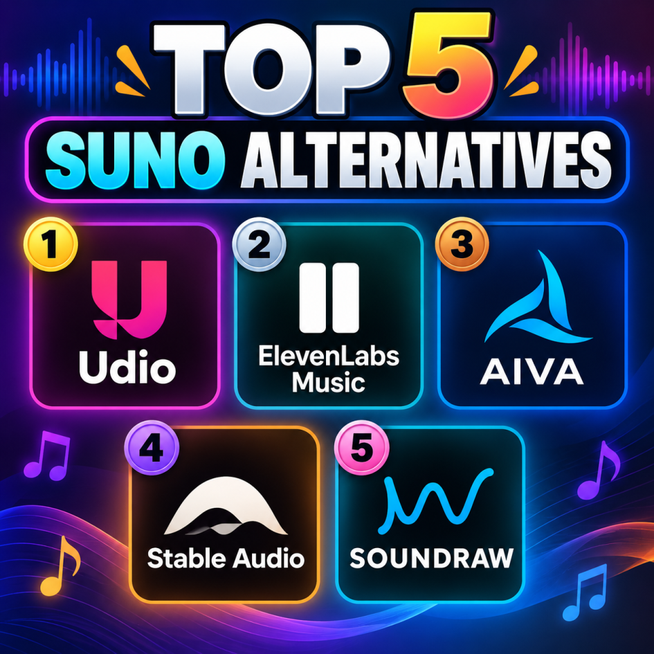 best suno AI music generators