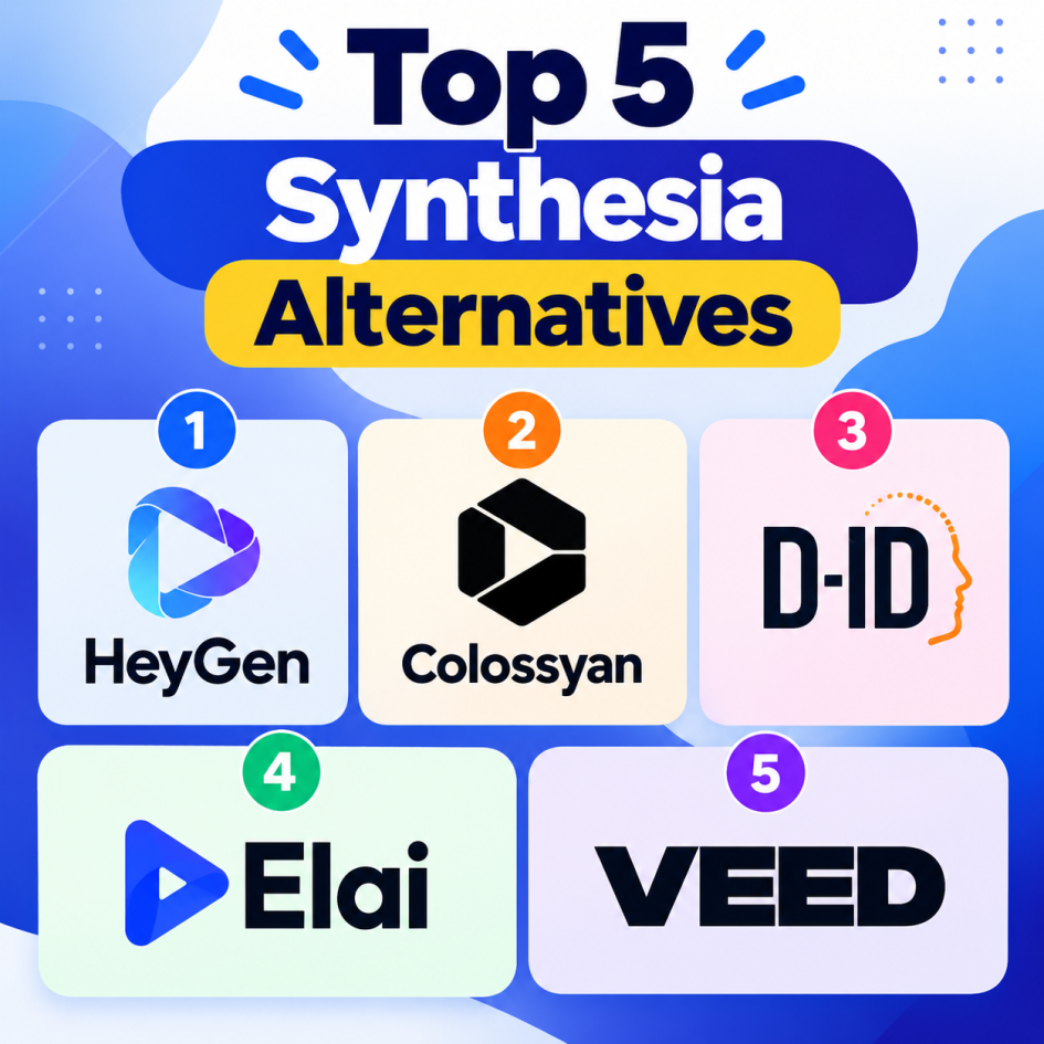 5 best Synthesia alternatives