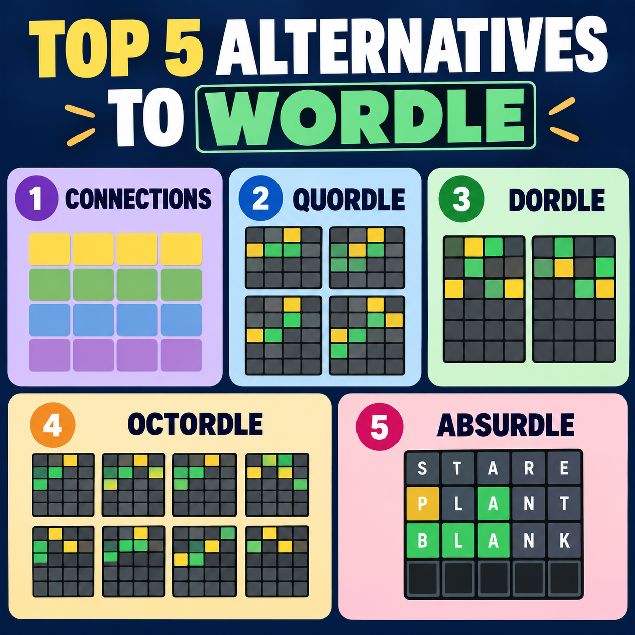 best wordle game alternatives